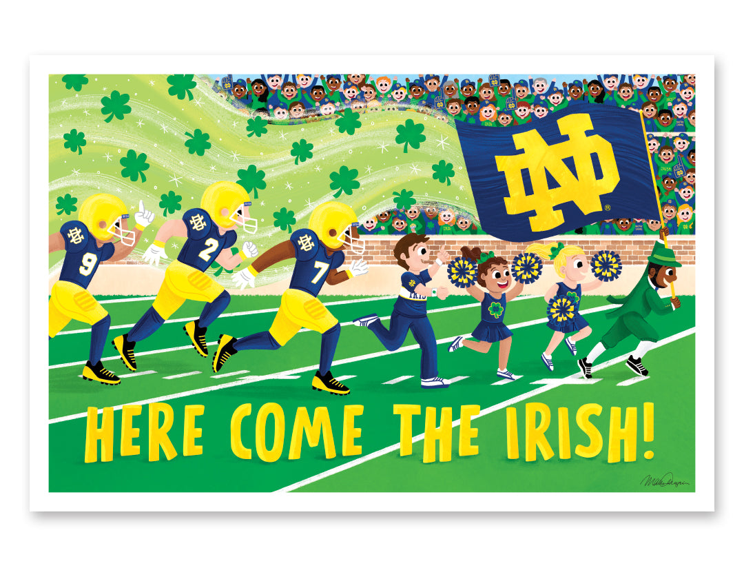 Here Come The Irish Game Day Print Soulstir here-come-the-irish-game-day-print-soulstir